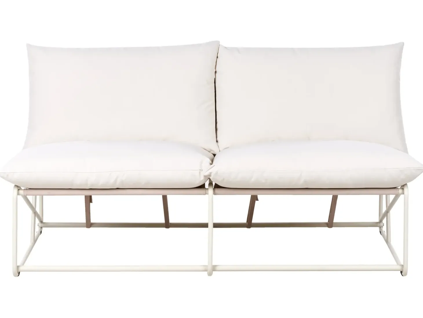 PICO 4 personers havesofasæt Lys Beige Metal