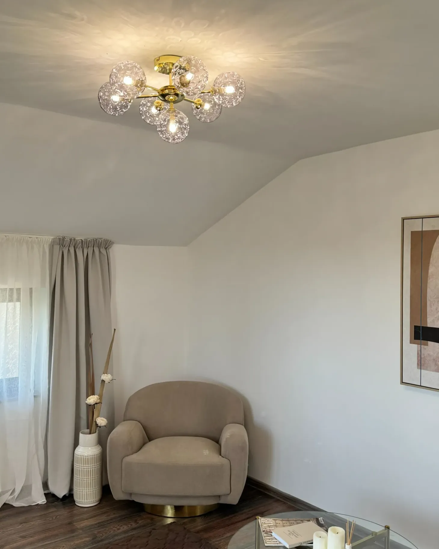 Plafond ANADYR Glas Blå