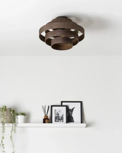 Plafond EREBATO Hør Brun