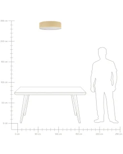 Plafond MAGNO Naturlig