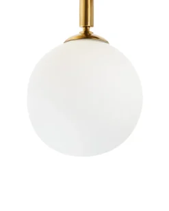 Plafond MAVILLA Glas Messing