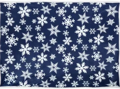 Plaid ANISE 150 x 200 cm Mørkeblå