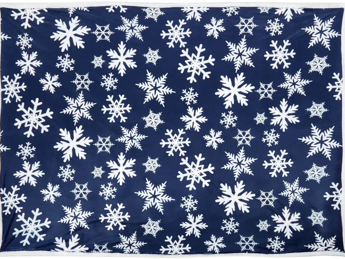 Plaid ANISE 150 x 200 cm Mørkeblå