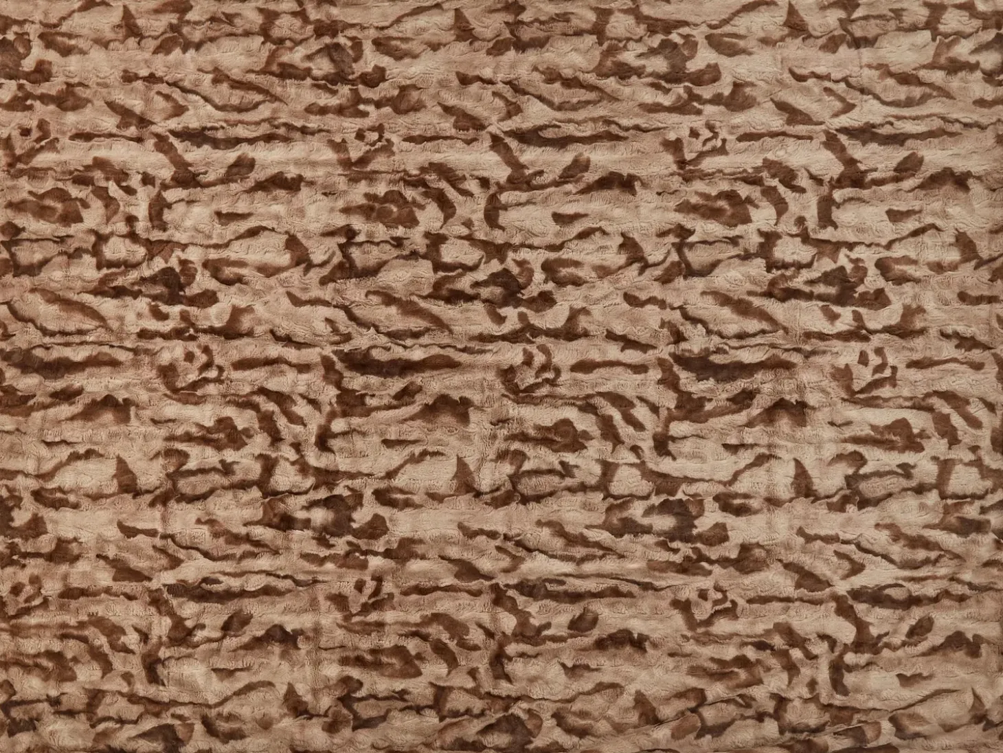 Plaid BAKIRA Kunstig pels 150 x 200 cm Brun