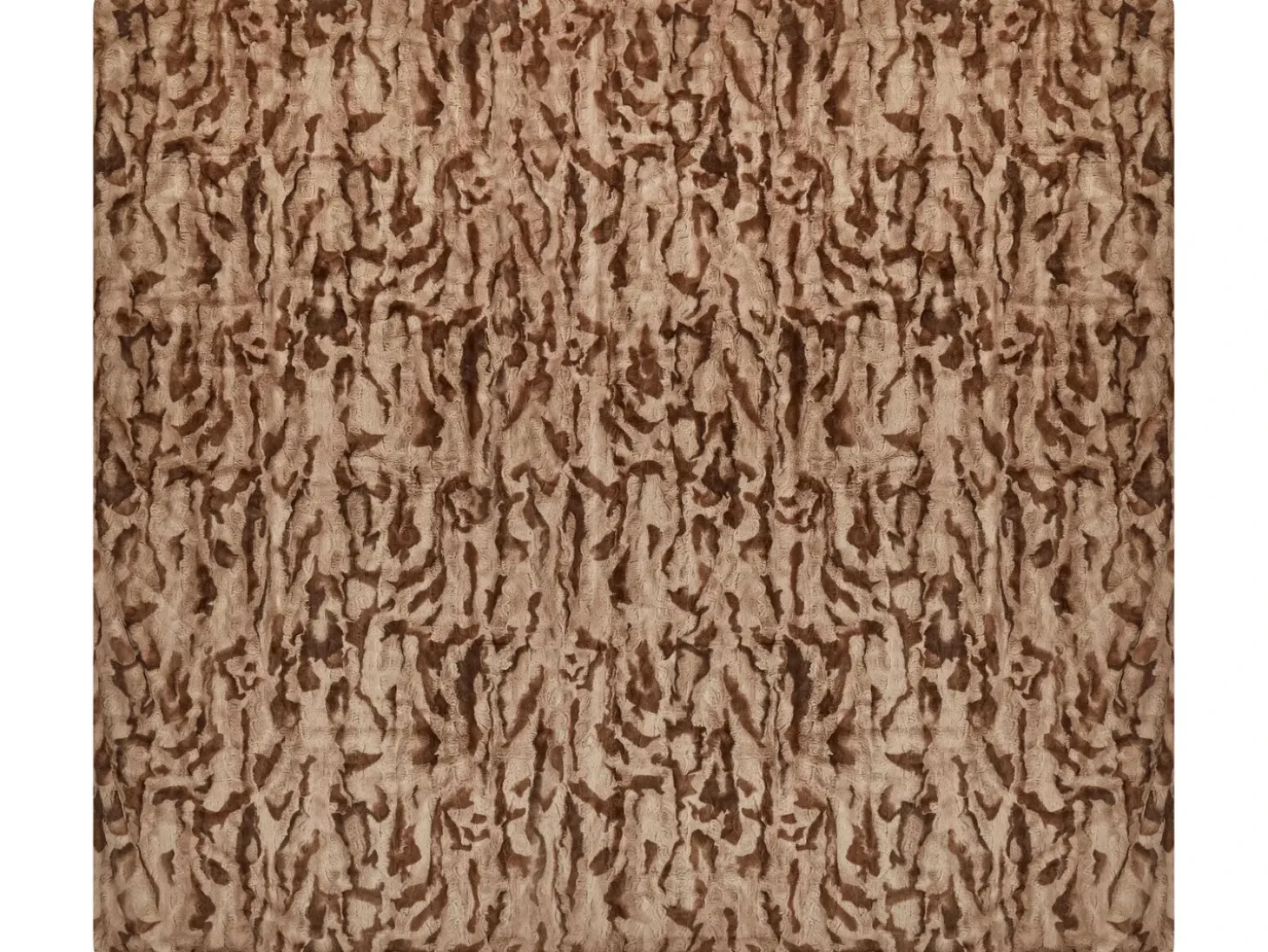 Plaid BAKIRA Kunstig pels 200 x 220 cm Brun