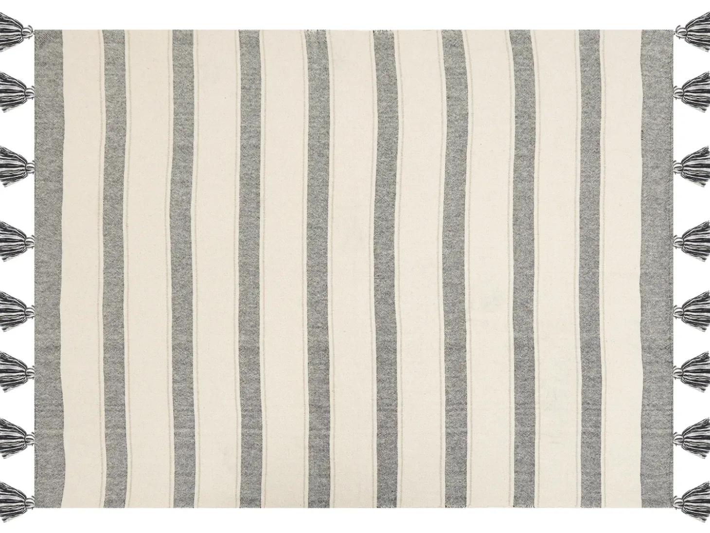 Plaid CAYIR Bomuld 130 x 170 cm Beige
