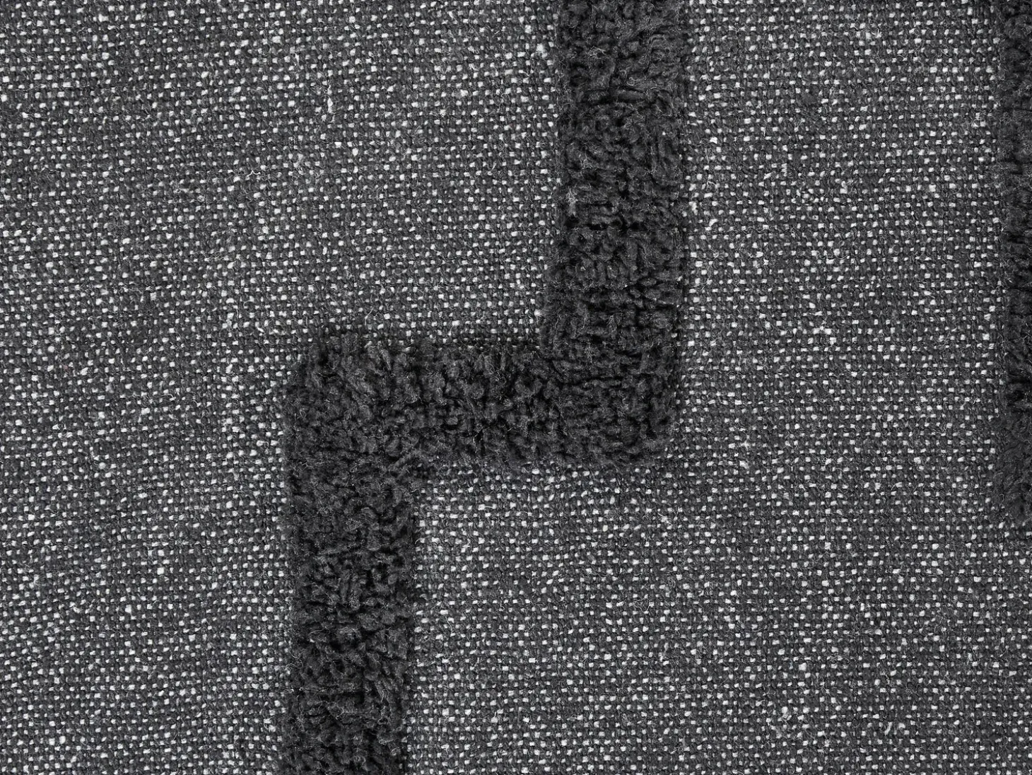 Plaid CHACK Bomuld 220 x 240 cm Mørkegrå