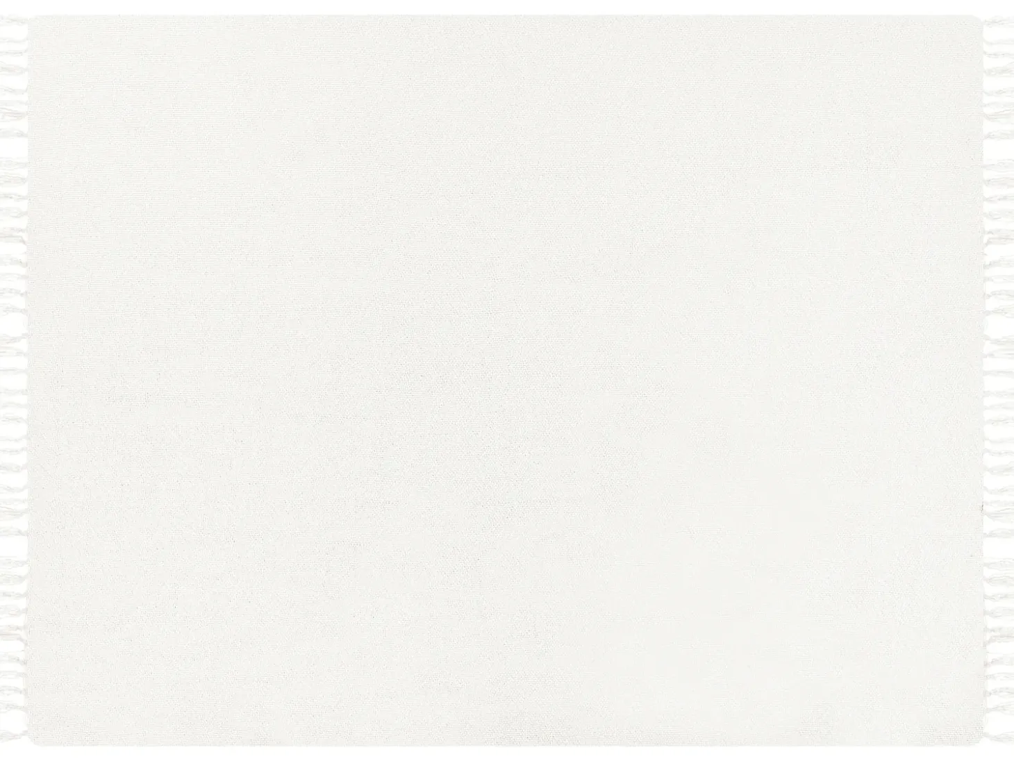 Plaid CHAOHANI 150 x 200 cm Cremehvid
