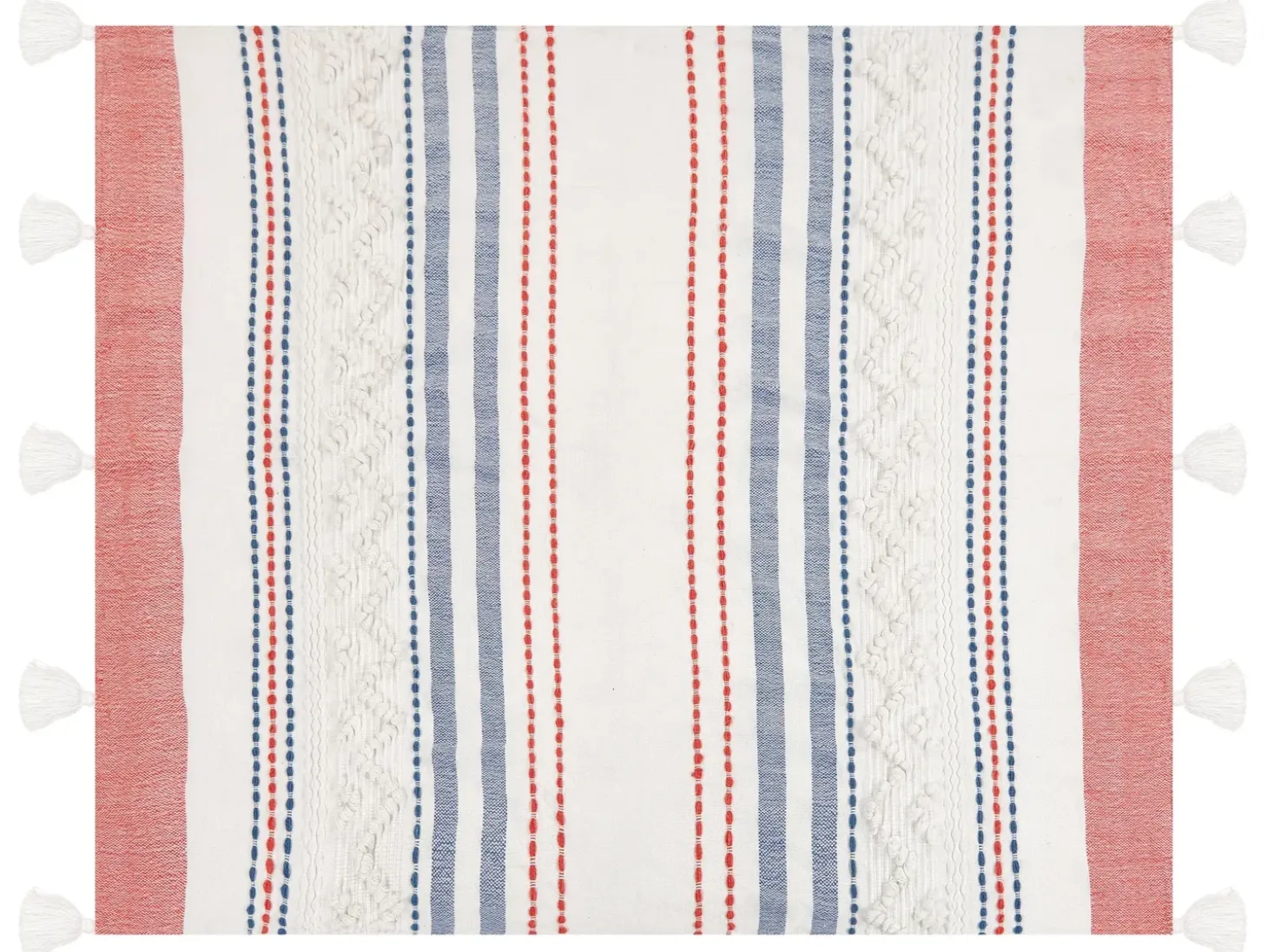 Plaid CUBUK 130 x 150 cm Multifarvet