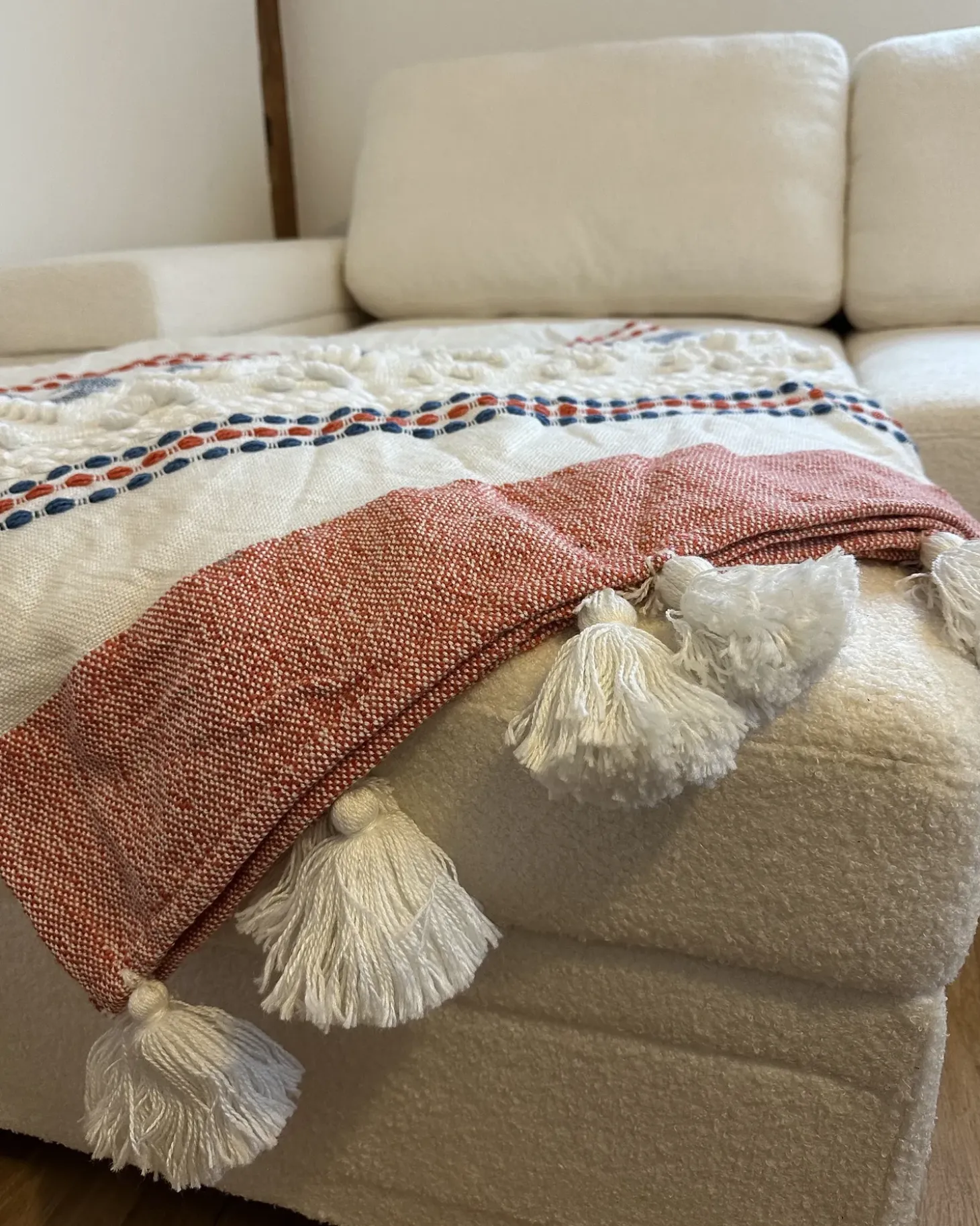 Plaid CUBUK 130 x 150 cm Multifarvet