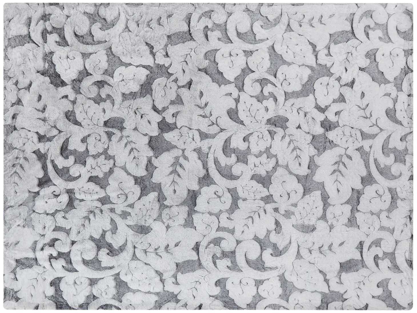 Plaid KOSI 150 x 200 cm Lysegrå