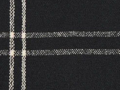 Plaid KULAC Bomuld 130 x 170 cm Sort