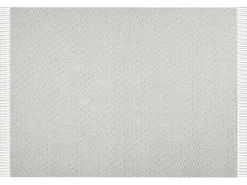 Plaid MITYAL Bomuld 125 x 150 cm Brungrå