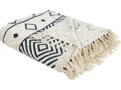 Plaid NAJUY Bomuld 220 x 240 cm Beige