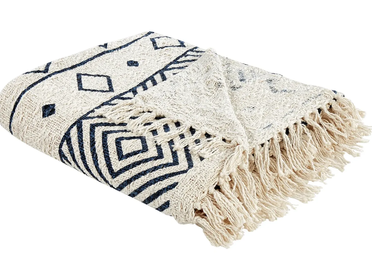 Plaid NAJUY Bomuld 220 x 240 cm Beige