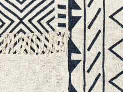 Plaid NAJUY Bomuld 220 x 240 cm Beige