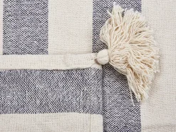 Plaid NAMTAR Bomuld 125 x 150 cm Hvid