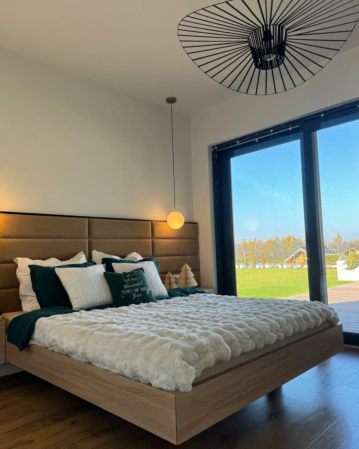 Plaid SALKA Kunstig pels 150 x 200 cm Hvid
