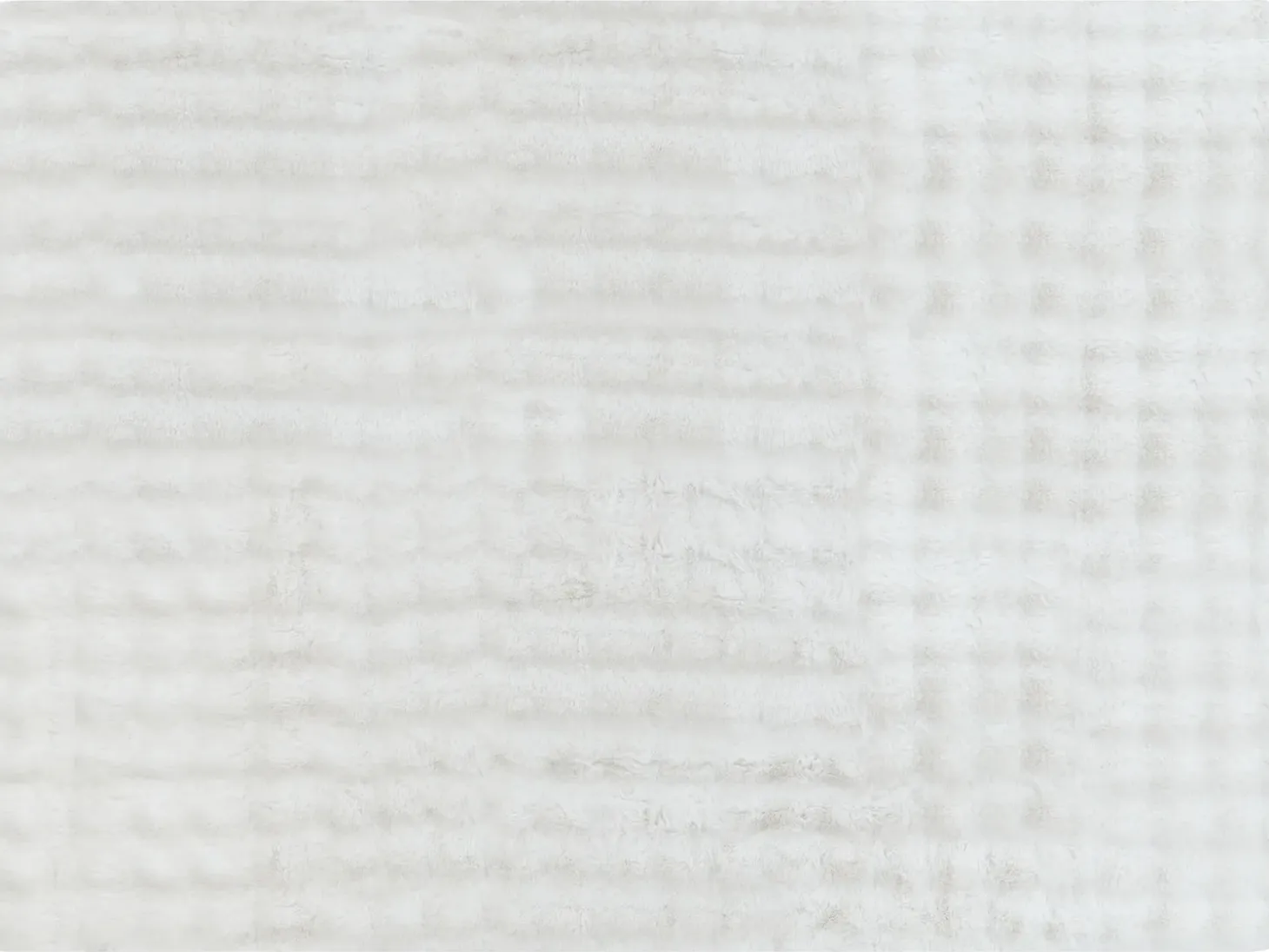 Plaid SALKA Kunstig pels 150 x 200 cm Hvid