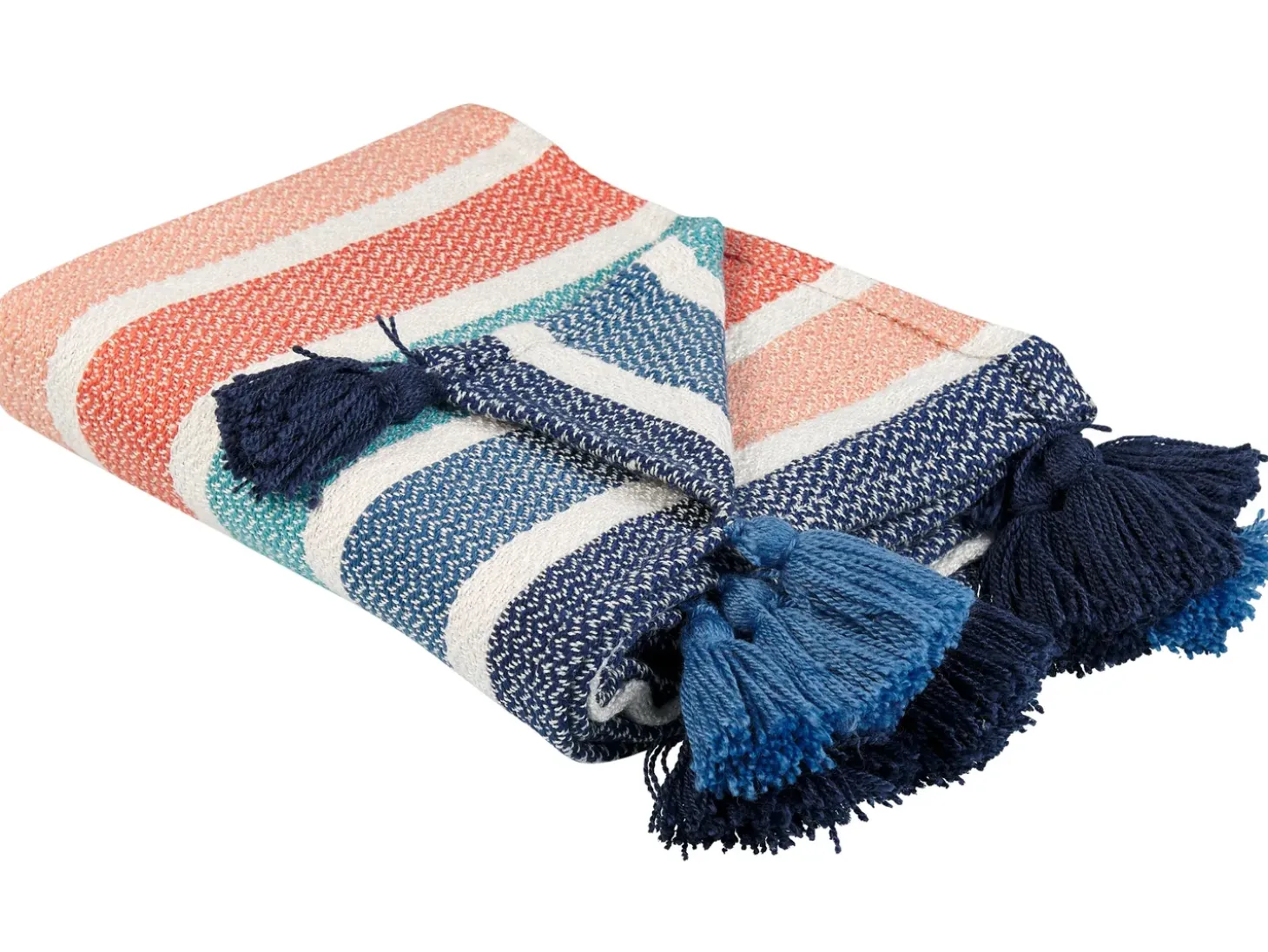Plaid SENBUK 130 x 150 cm Multifarvet
