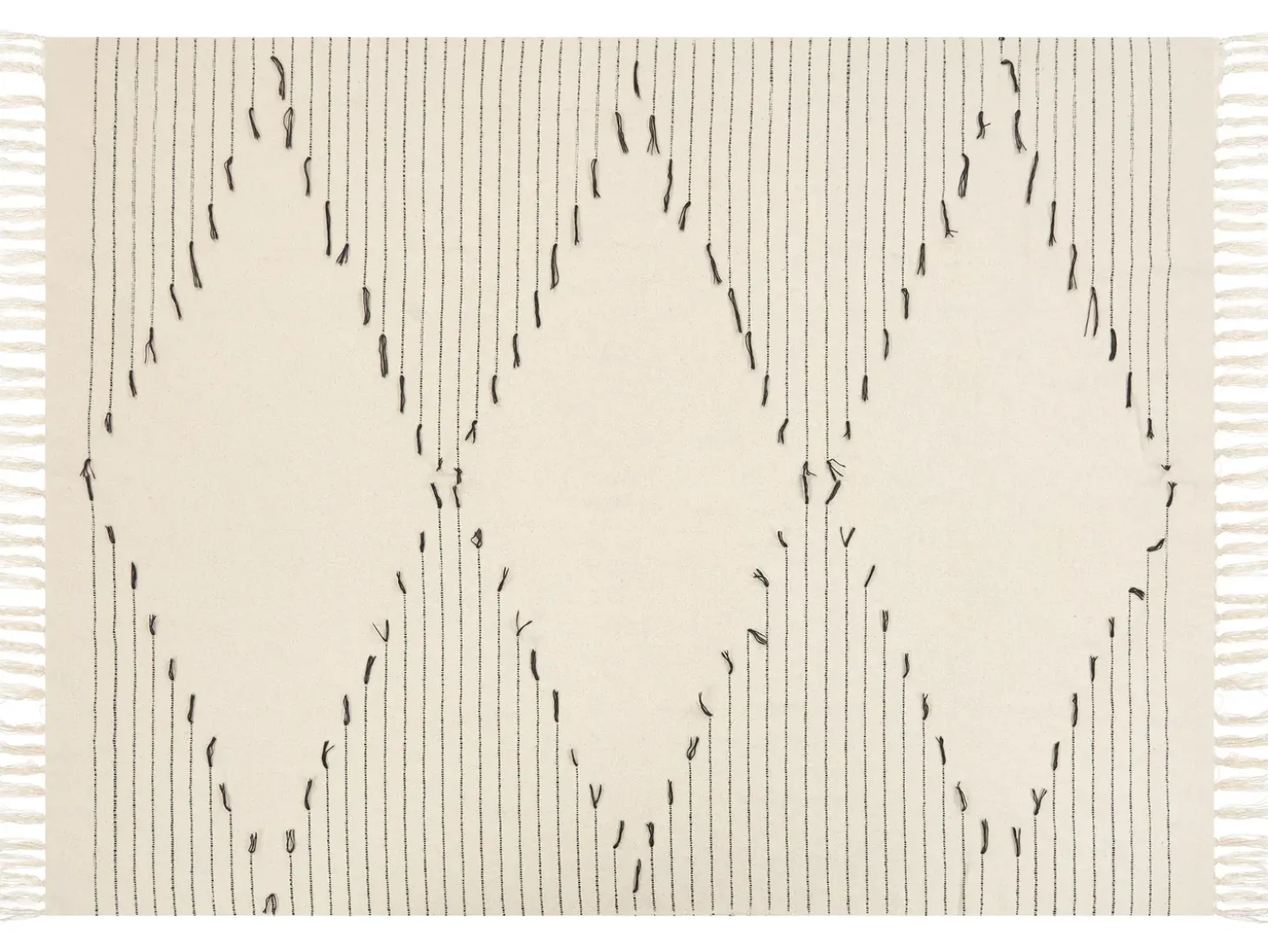 Plaid ULUYOL Bomuld 130 x 170 cm Beige