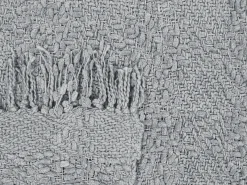 Plaid VELLA Bomuld 220 x 240 cm Grå