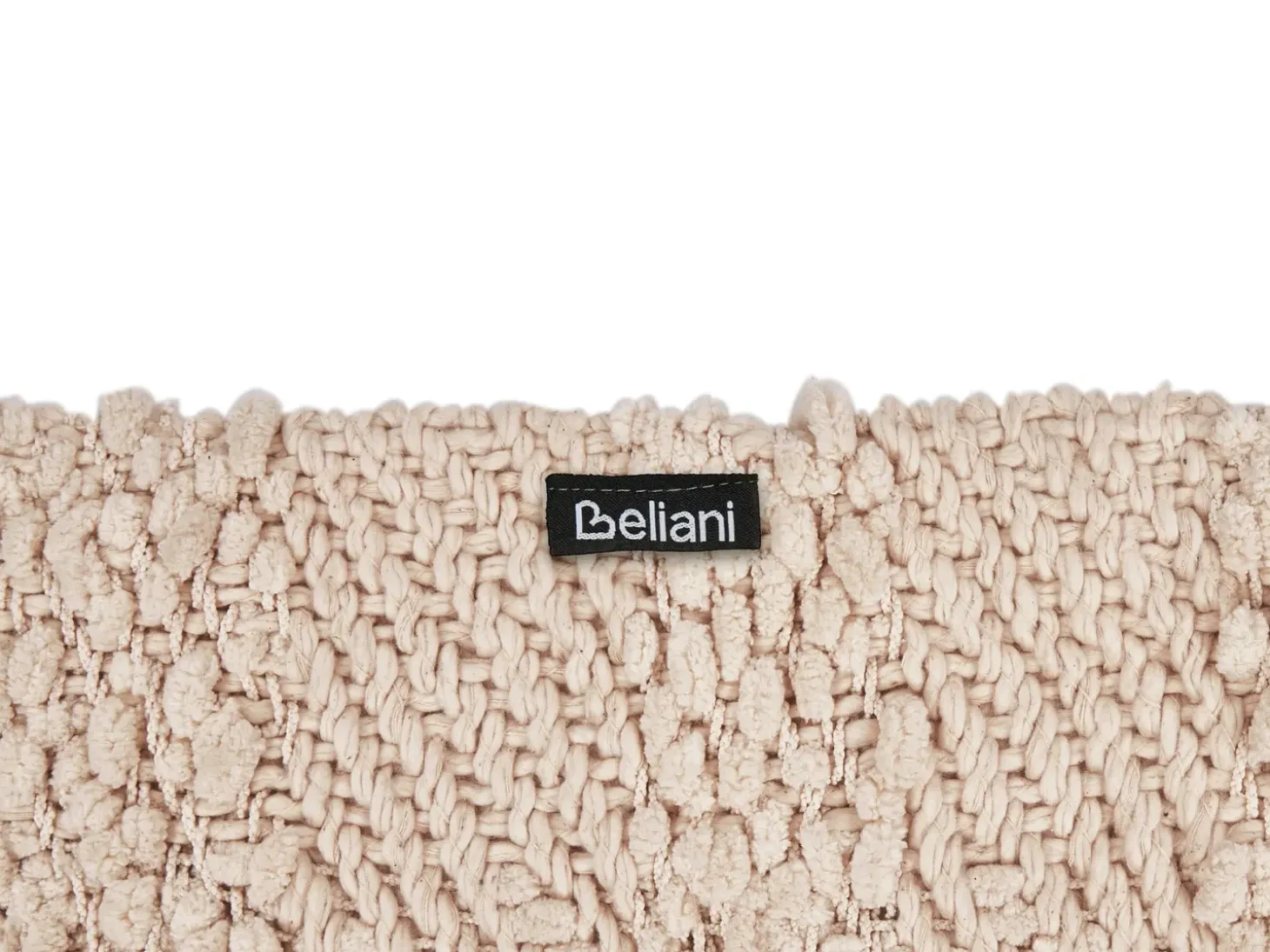 Plaid VELLA Bomuld 150 x 200 cm Lys Beige