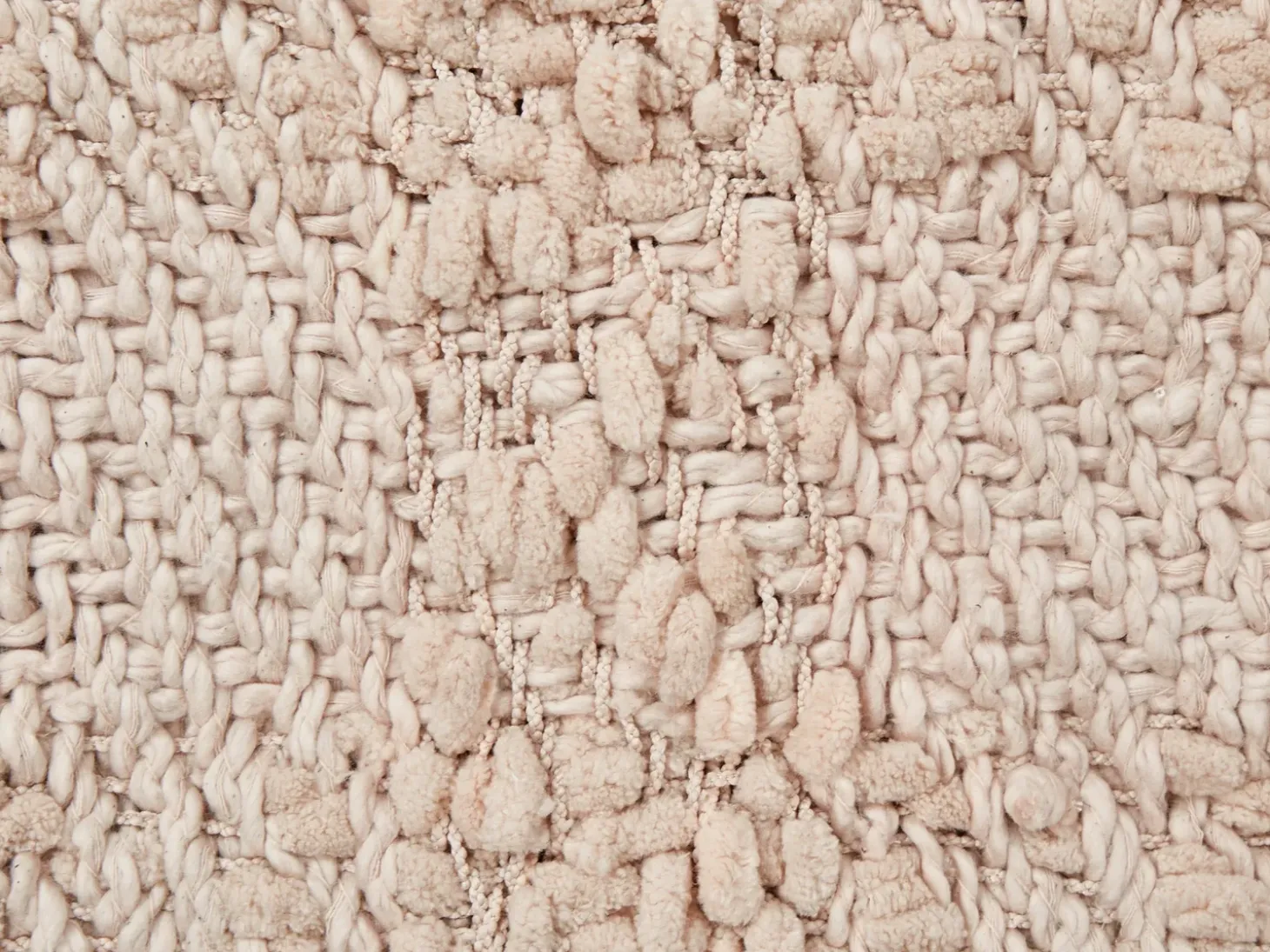 Plaid VELLA Bomuld 150 x 200 cm Lys Beige