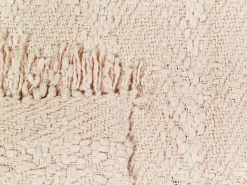 Plaid VELLA Bomuld 150 x 200 cm Lys Beige