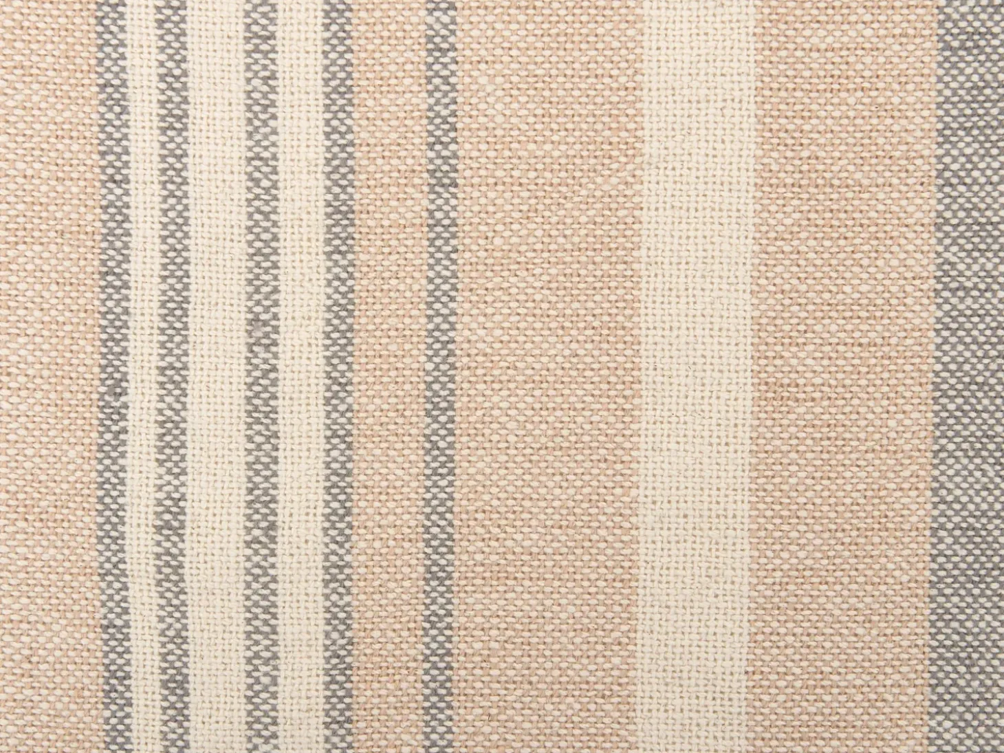 Plaid YARSELI Bomuld 130 x 170 cm Beige