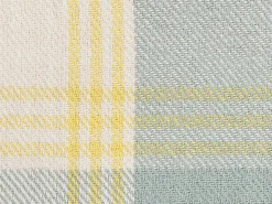 Plaid BETALI Bomuld 125 x 150 cm Gul