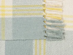 Plaid BETALI Bomuld 125 x 150 cm Gul