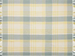 Plaid BETALI Bomuld 125 x 150 cm Gul