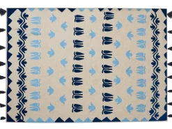 Plaid BHIND Bomuld 130 x 180 cm Beige