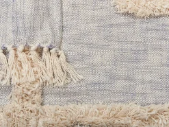 Plaid HOSPET Bomuld 130 x 180 cm Grå