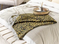 Plaid JAMUNE 130 x 170 cm Brun