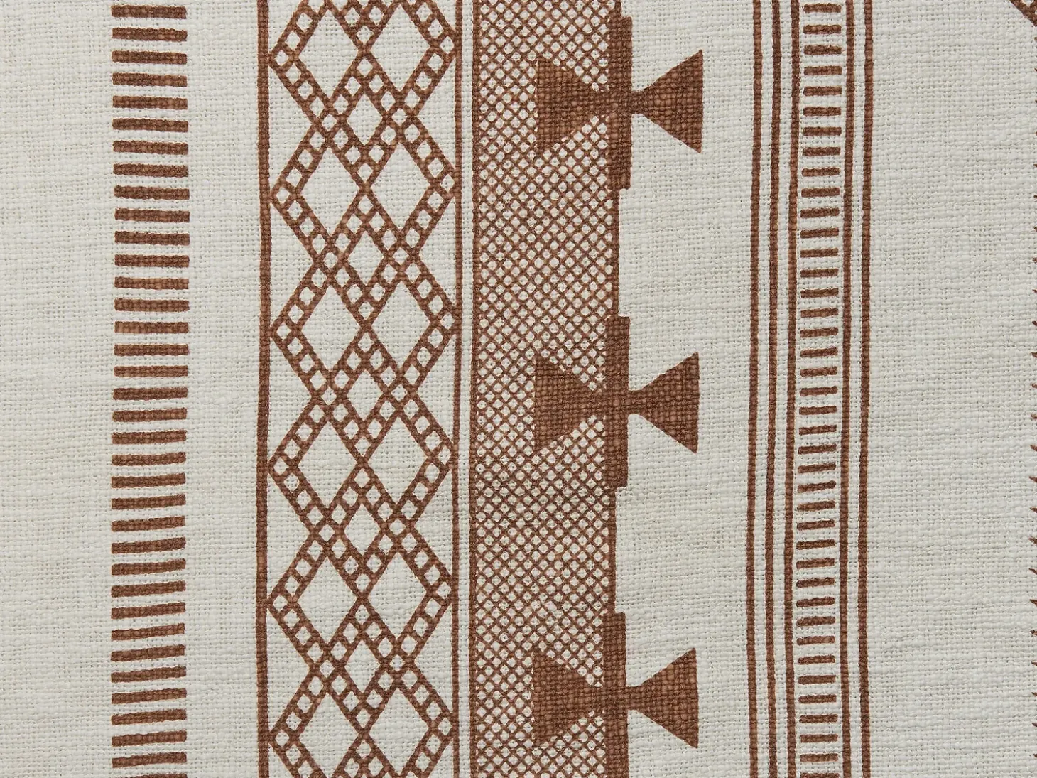 Plaid JORHAT Bomuld 130 x 180 cm Beige