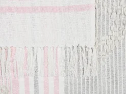 Plaid KAMAN 125 x 150 cm Lyserød