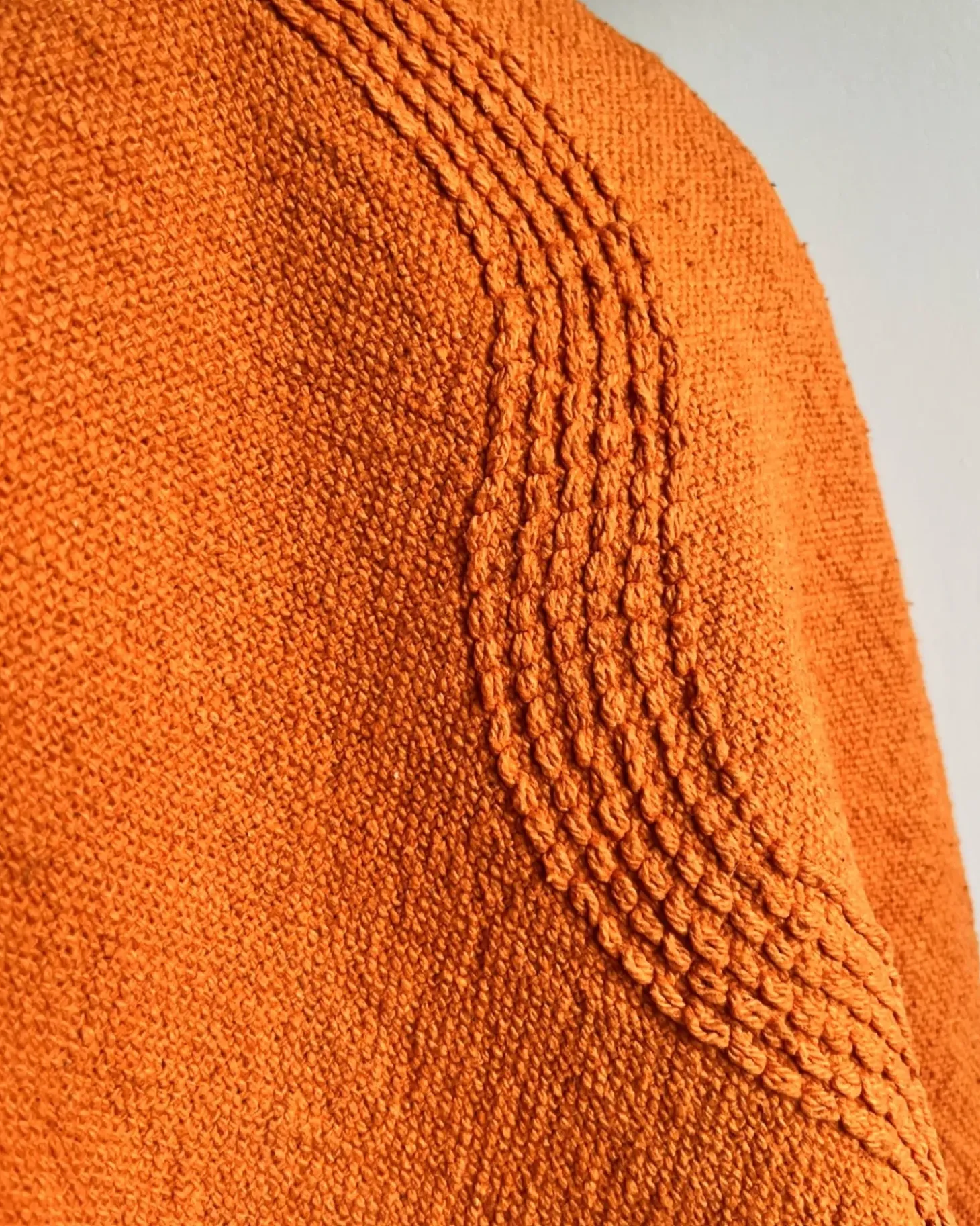 Plaid KHARI Bomuld 125 x 150 cm Orange