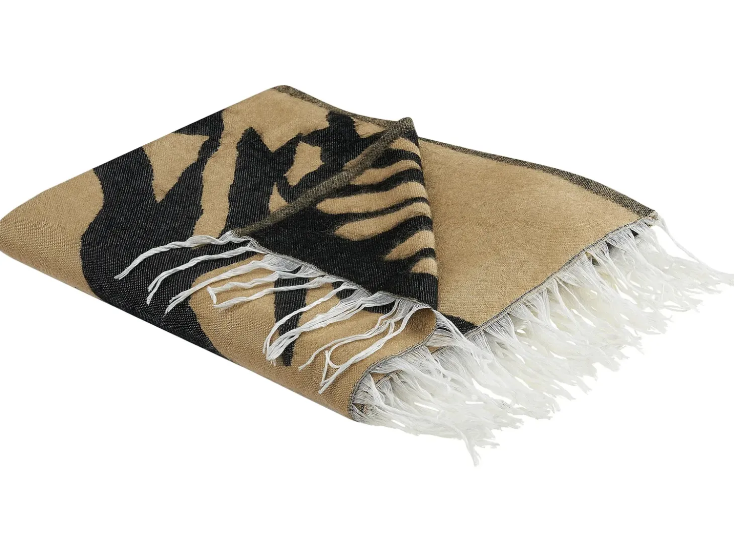 Plaid KUDIYA 130 x 170 cm Beige