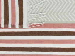 Plaid MAGAR 130 x 170 cm Beige