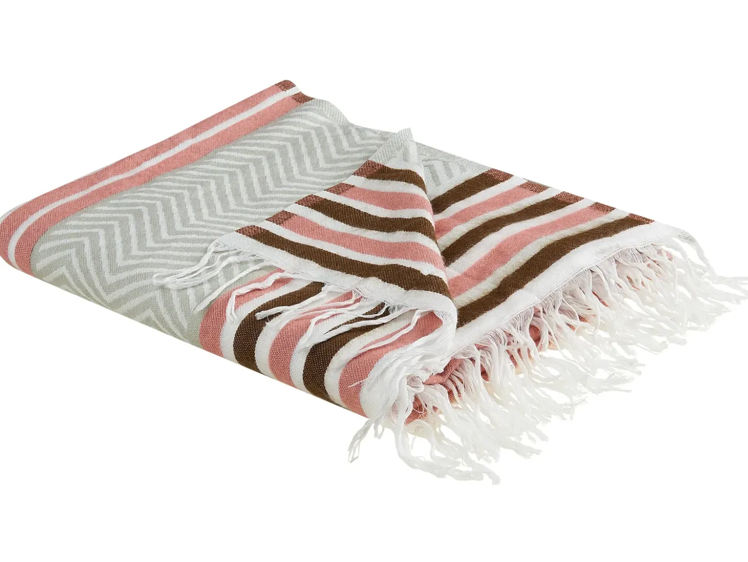 Plaid MAGAR 130 x 170 cm Beige