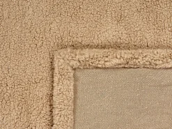 Plaid MIRGE 125 x 150 cm Sand Beige