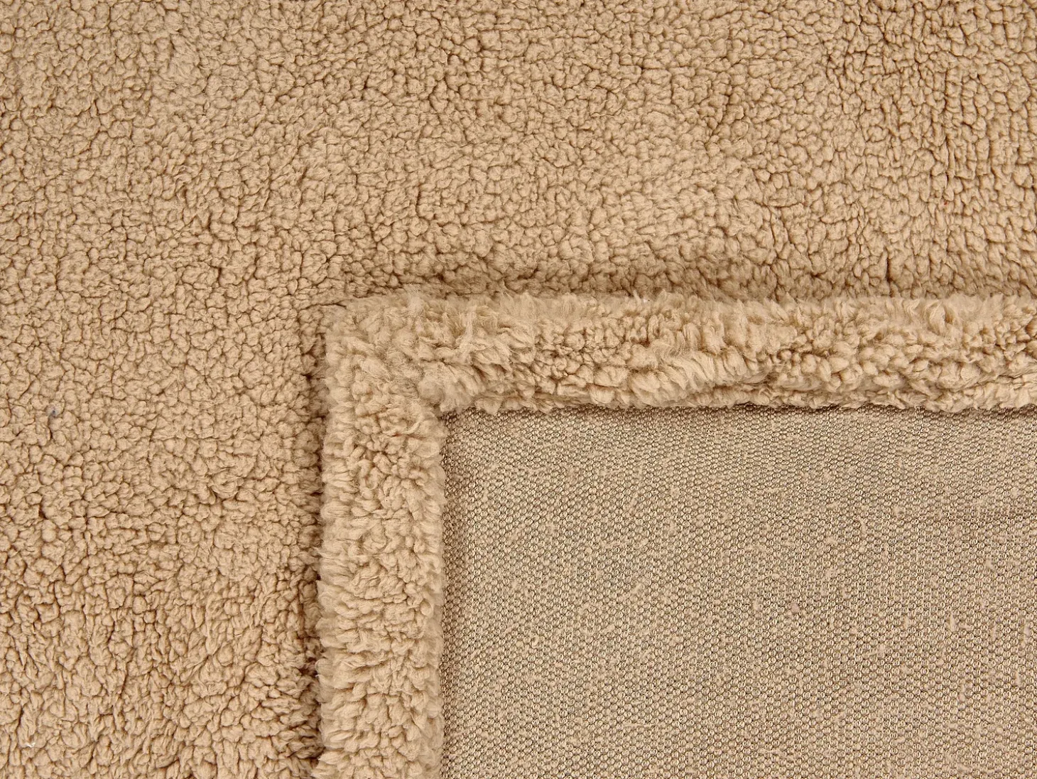 Plaid MIRGE 125 x 150 cm Sand Beige