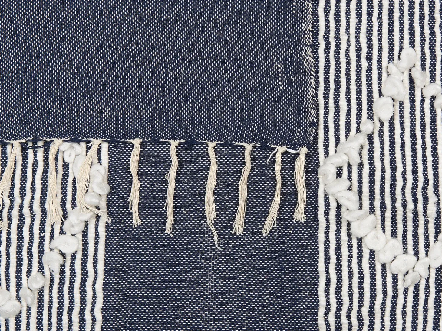 Plaid NEMLI 130 x 150 cm Mørkeblå