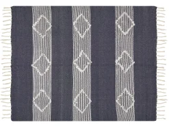 Plaid NEMLI 130 x 150 cm Mørkeblå