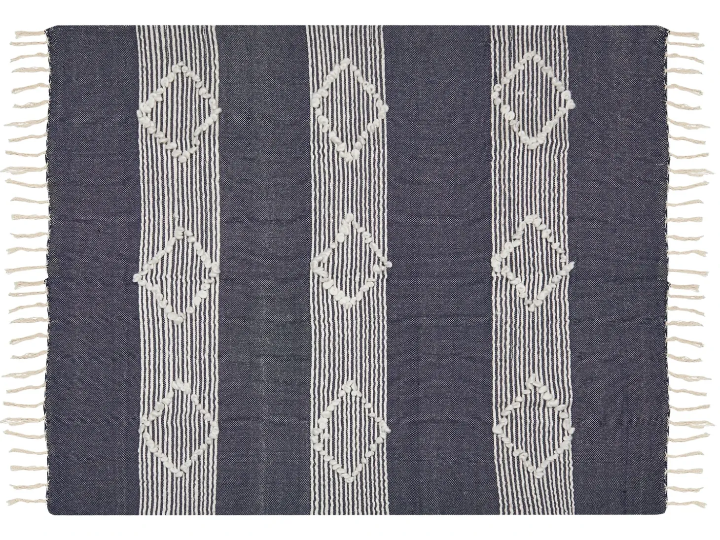 Plaid NEMLI 130 x 150 cm Mørkeblå