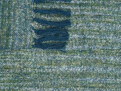 Plaid PAIRE 130 x 170 cm Blågrøn