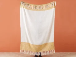 Plaid SALME 130 x 170 cm Beige