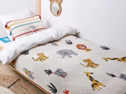 Plaid SAMEO Bomuld 130 x 170 cm Multifarvet